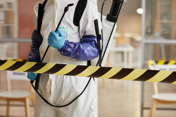 Professional Biohazard Cleanup technician working in Branchville, SC